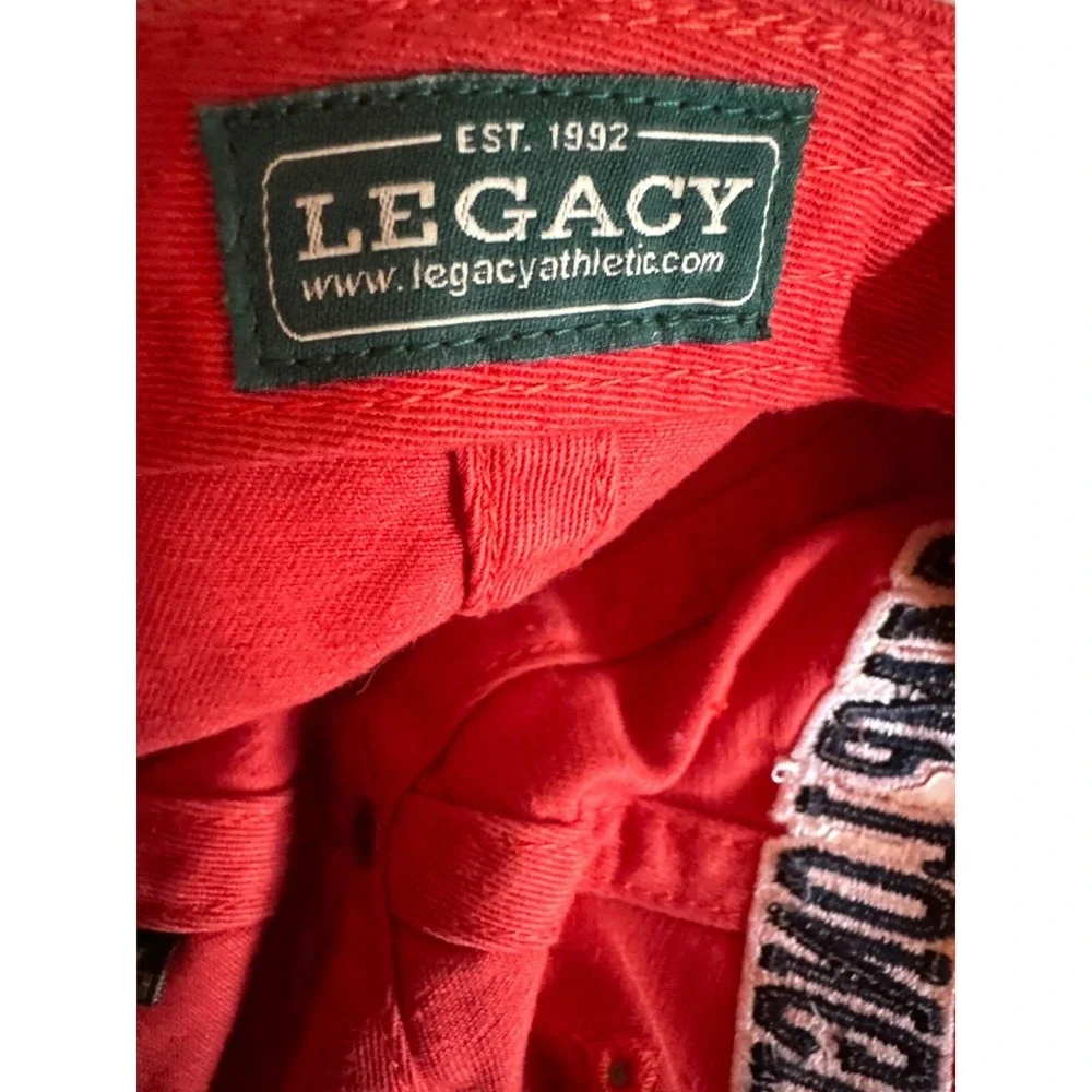 Camp Longhorn Youth‎ Adjustable Hat By Legacy - Red Cotton